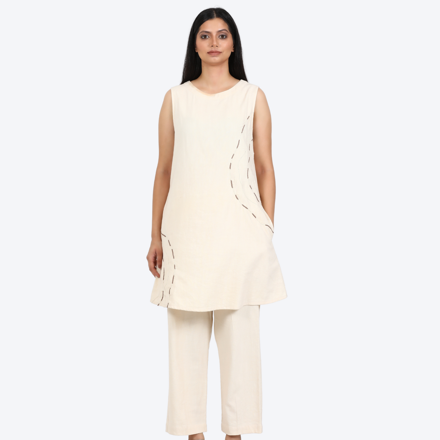 Women sleeveless kurta