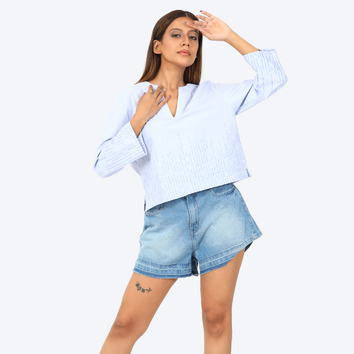 Women embroidered top