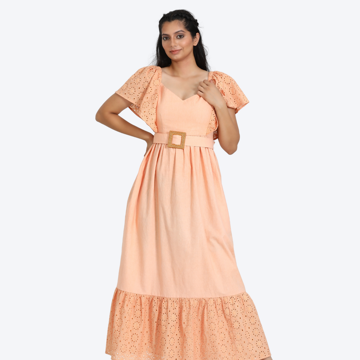 Women Gathered maxi dress