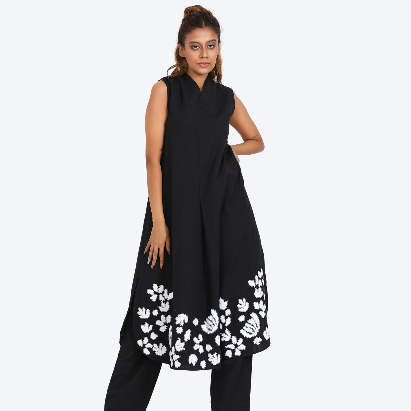 Women Sleeveless kurta co-ord set