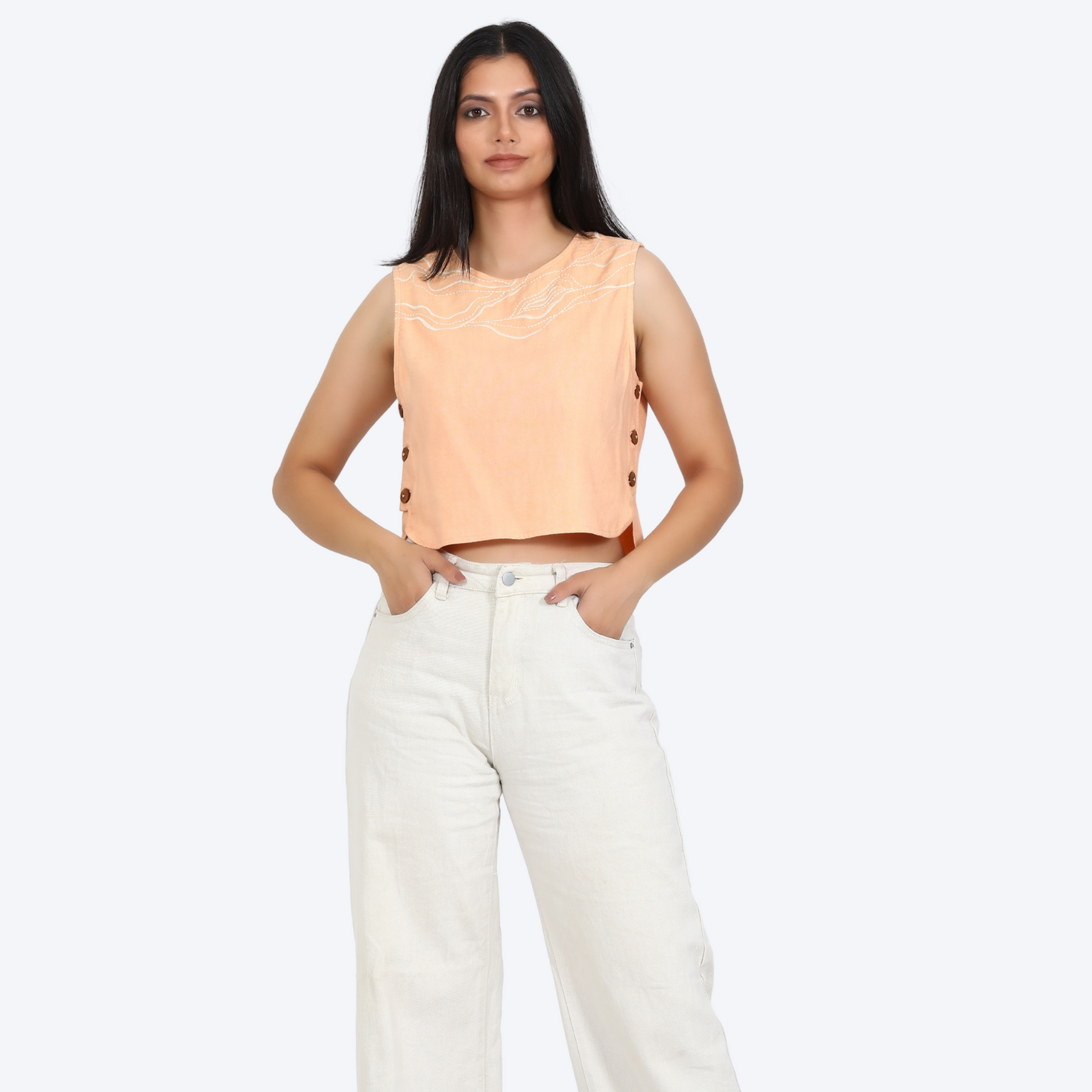 Women Side button top