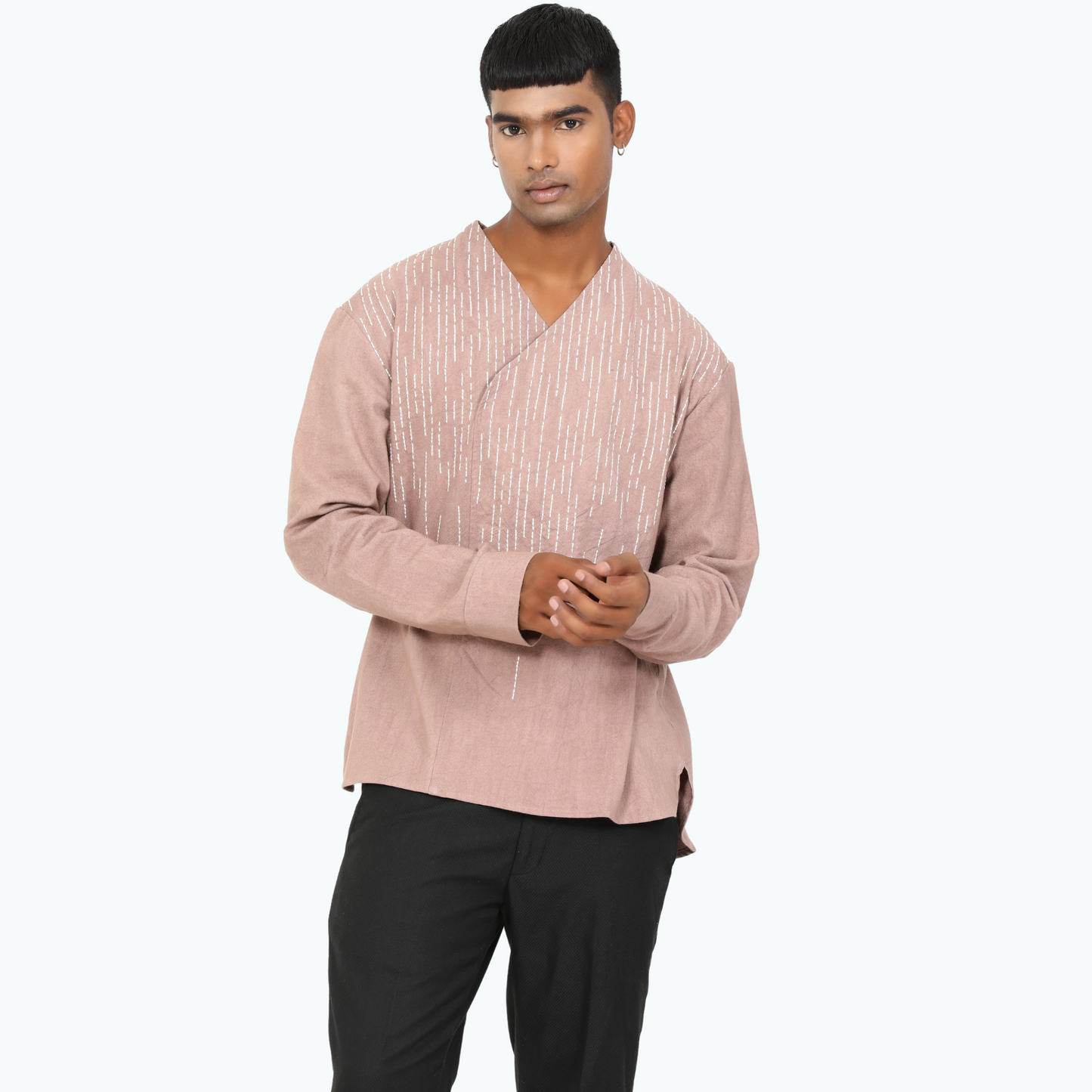 100% Cotton Kimono Cut Embroidered kurta